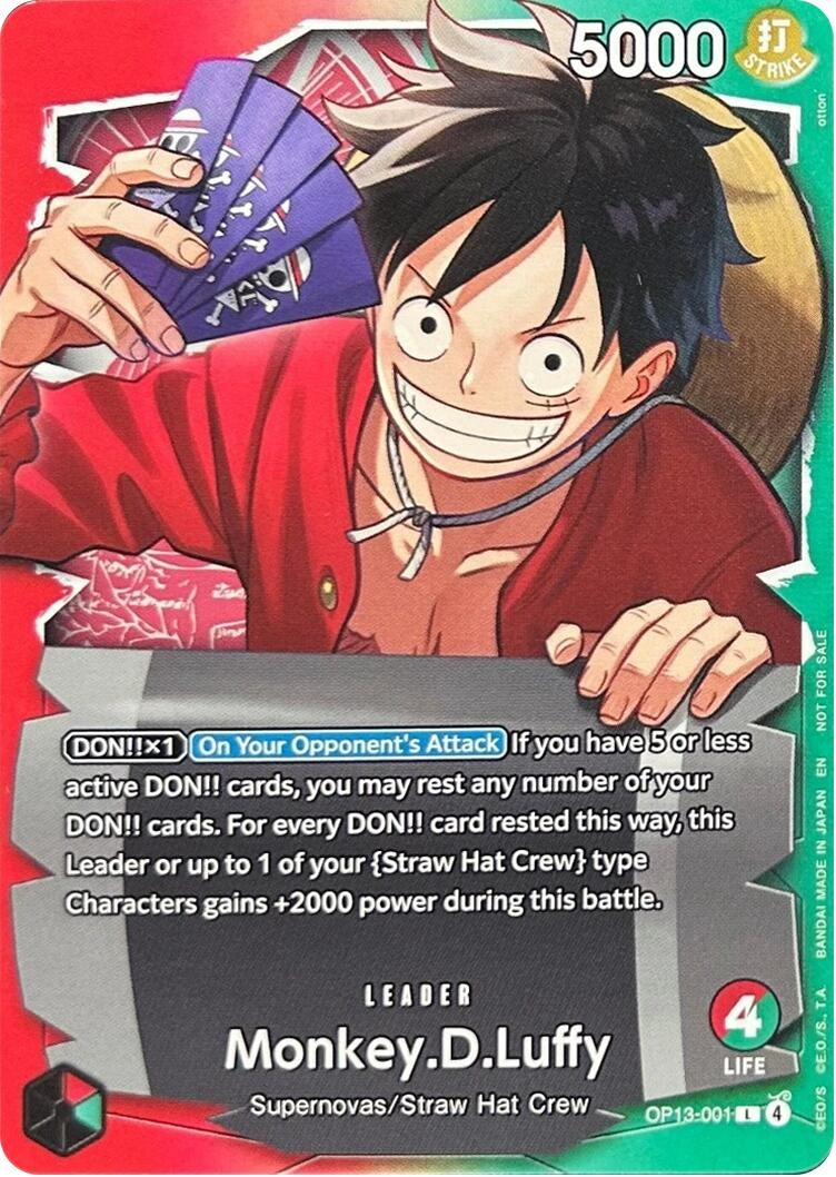 Image for Monkey.D.Luffy - OP13-001 (Ichiban Kuji Exclusive) (OP13-001) (OP-PR) - One Piece Card Game