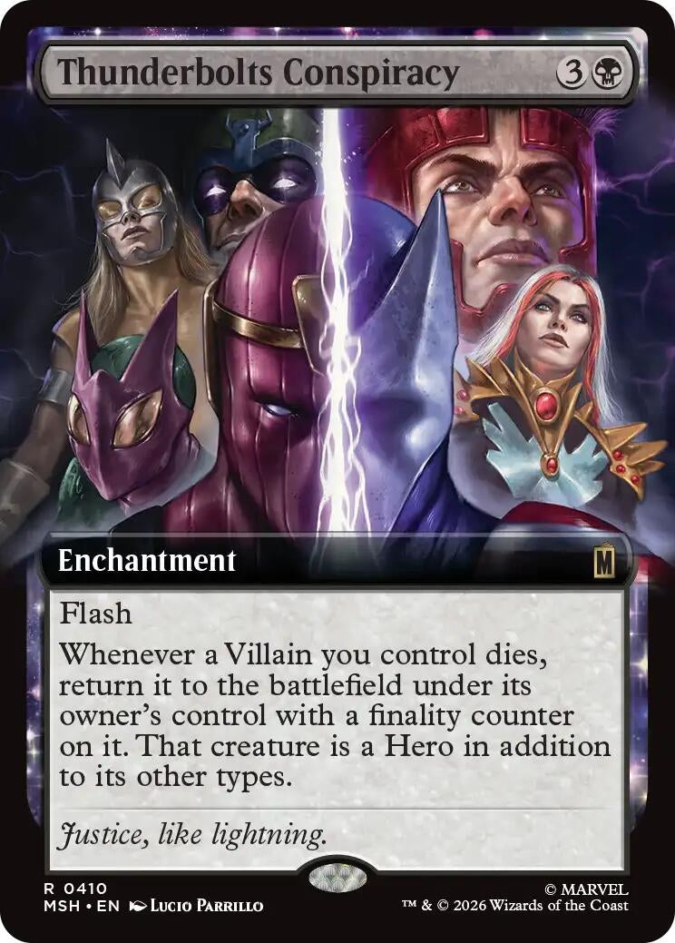 Image for Thunderbolts Conspiracy (Extended Art) (410) (MSH) - Magic: The Gathering