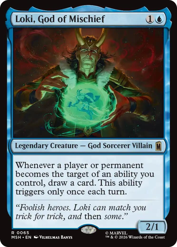Image for Loki, God of Mischief (65) (MSH) - Magic: The Gathering