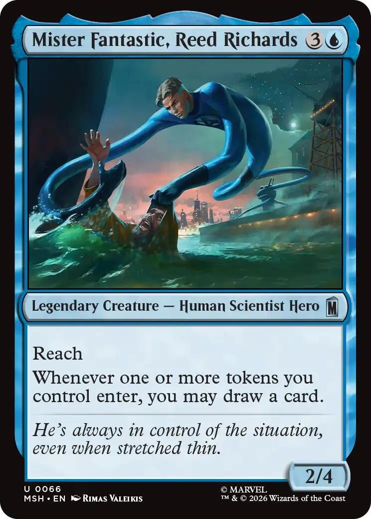 Image for Mister Fantastic, Reed Richards (66) (MSH) - Magic: The Gathering