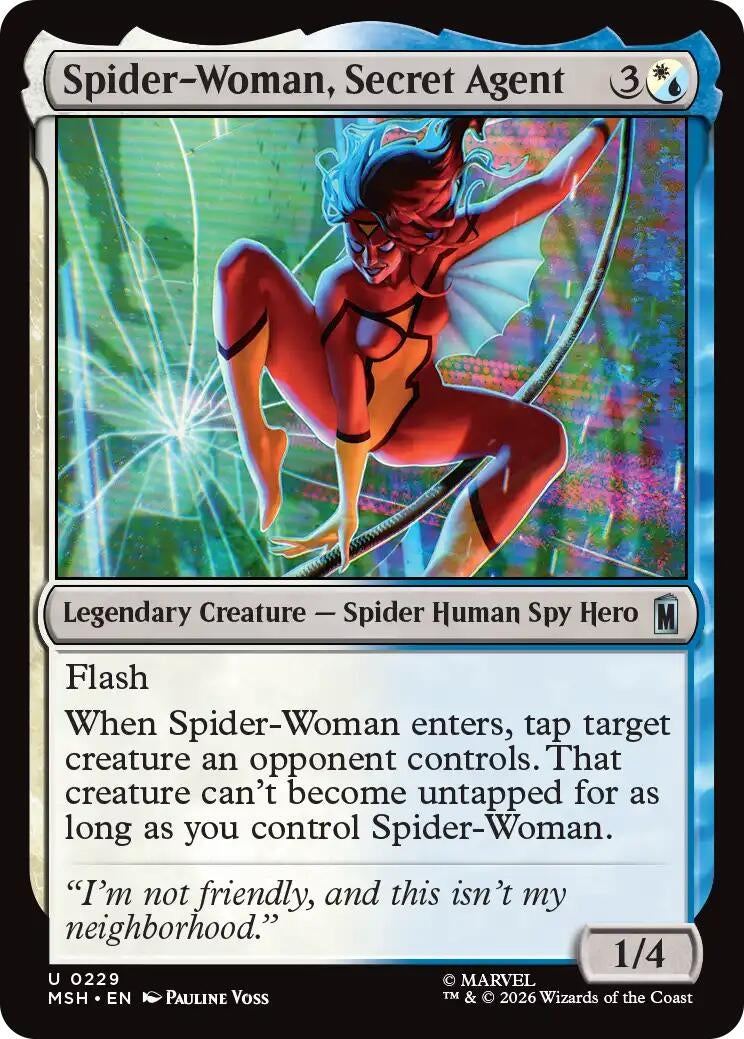 Image for Spider-Woman, Secret Agent (229) (MSH) - Magic: The Gathering