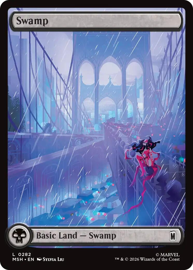 Image for Swamp (0282) (282) (MSH) - Magic: The Gathering