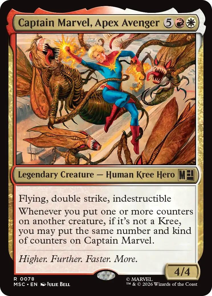 Image for Captain Marvel, Apex Avenger (78) (MSC) - Magic: The Gathering
