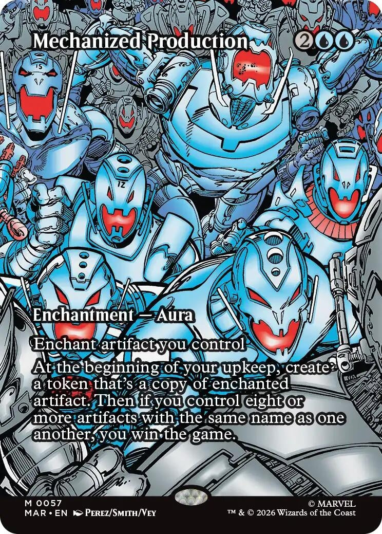 Image for Mechanized Production (Borderless) (57) (MAR) - Magic: The Gathering
