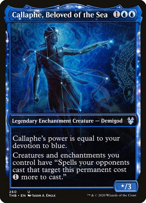 Callaphe, Beloved of the Sea - Theros Beyond Death - 260