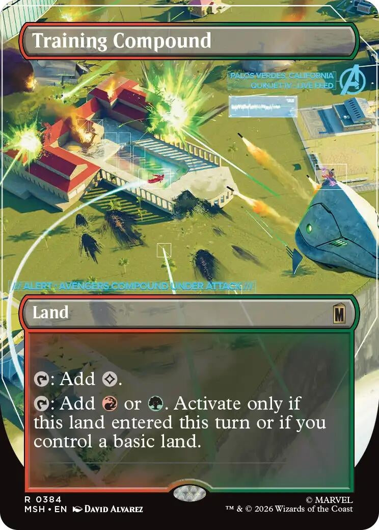 Image for Training Compound (Borderless) (384) (MSH) - Magic: The Gathering