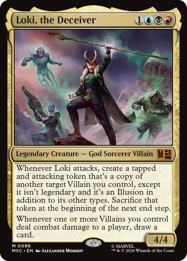 Image for Loki, the Deceiver (Surge Foil) (86) (MSC) - Magic: The Gathering