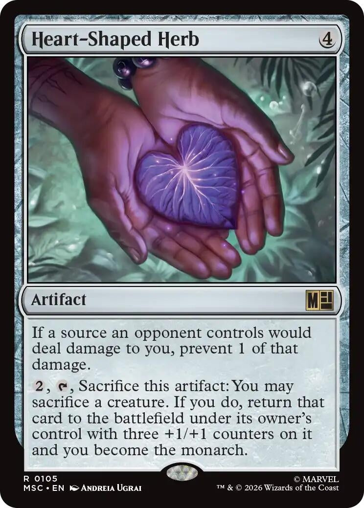 Image for Heart-Shaped Herb (Surge Foil) (105) (MSC) - Magic: The Gathering