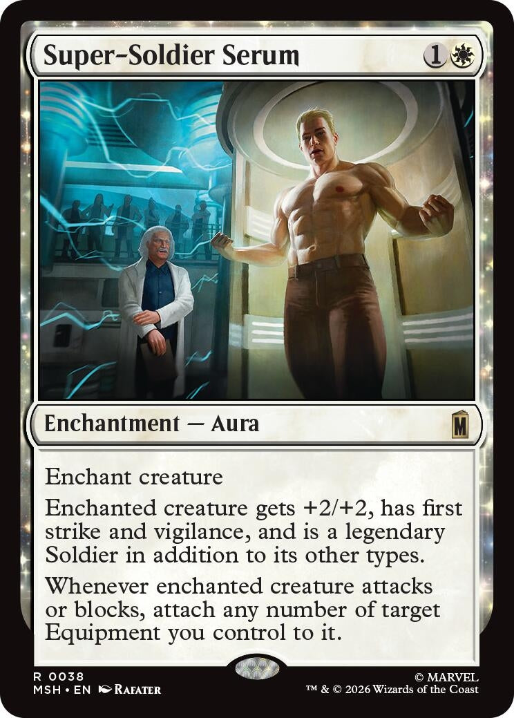 Image for Super-Soldier Serum (38) (MSH) - Magic: The Gathering