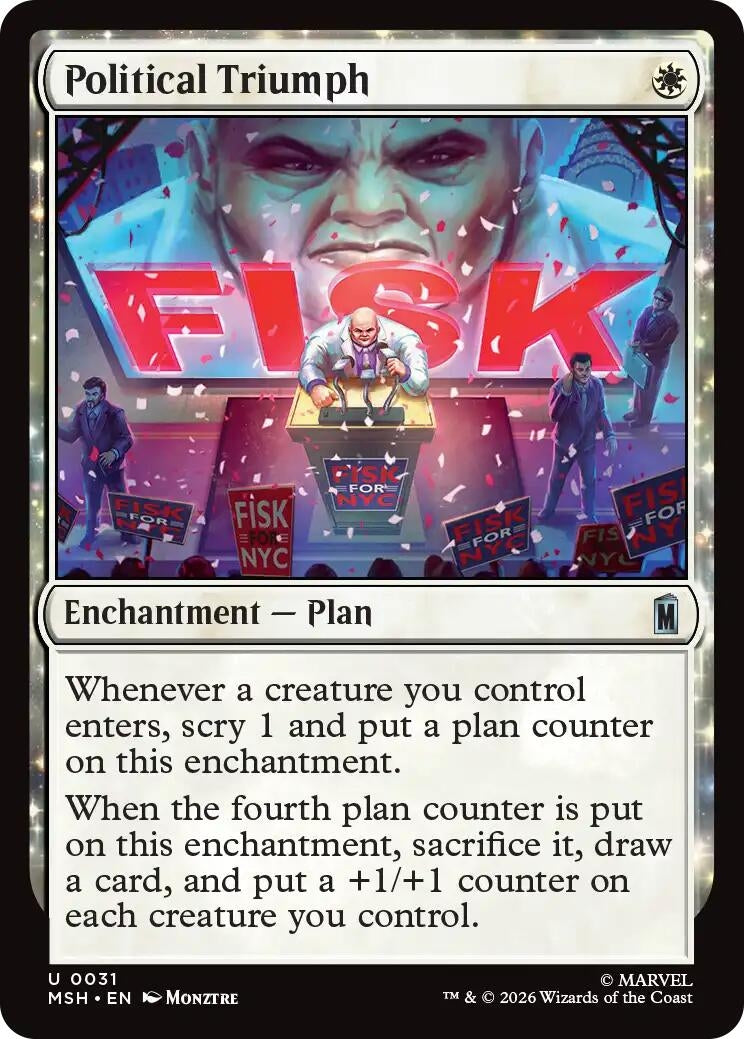 Image for Political Triumph (31) (MSH) - Magic: The Gathering