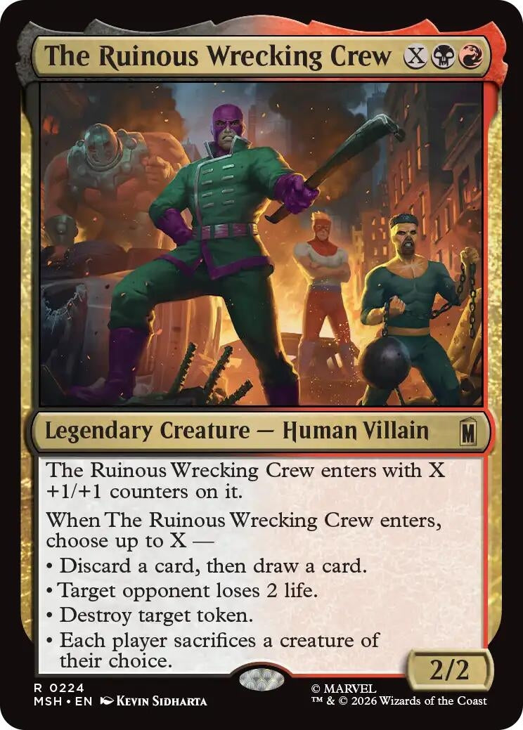 Image for The Ruinous Wrecking Crew (224) (MSH) - Magic: The Gathering