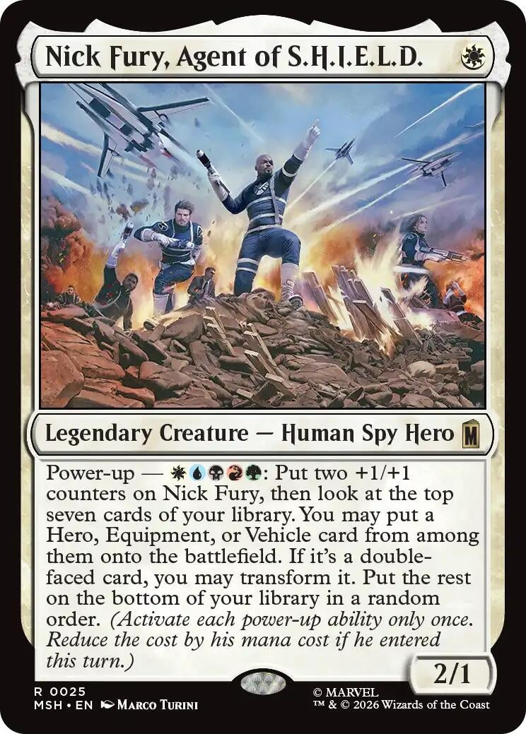 Image for Nick Fury, Agent of S.H.I.E.L.D. (25) (MSH) - Magic: The Gathering