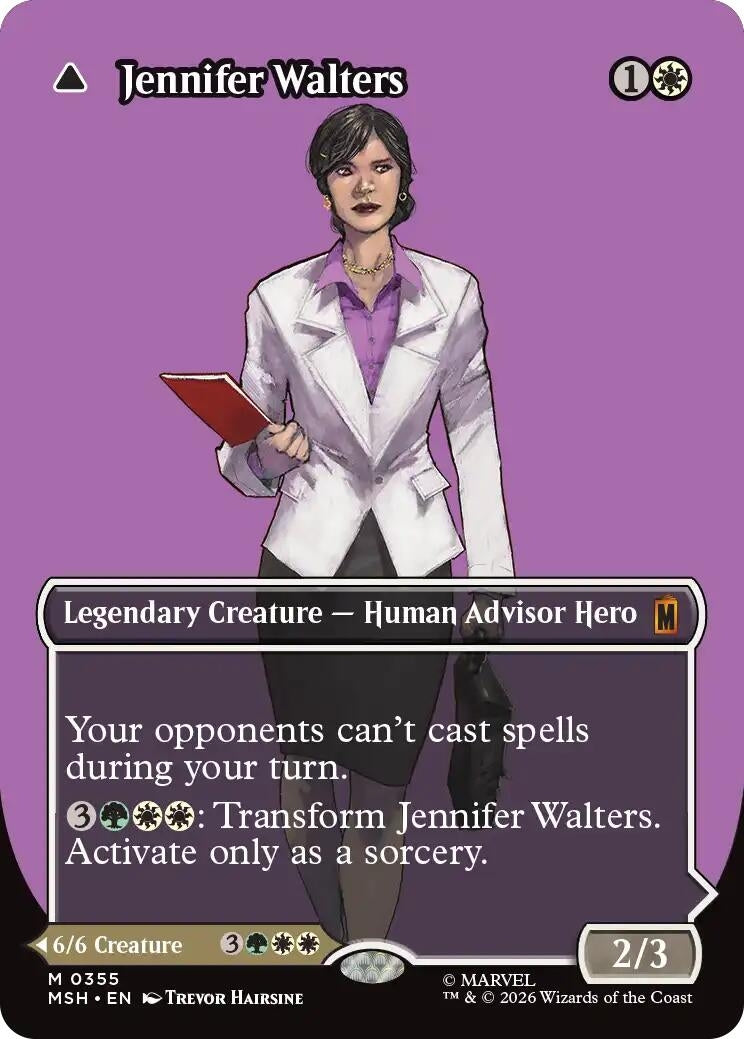 Image for Jennifer Walters (Borderless) (0355) (355) (MSH) - Magic: The Gathering