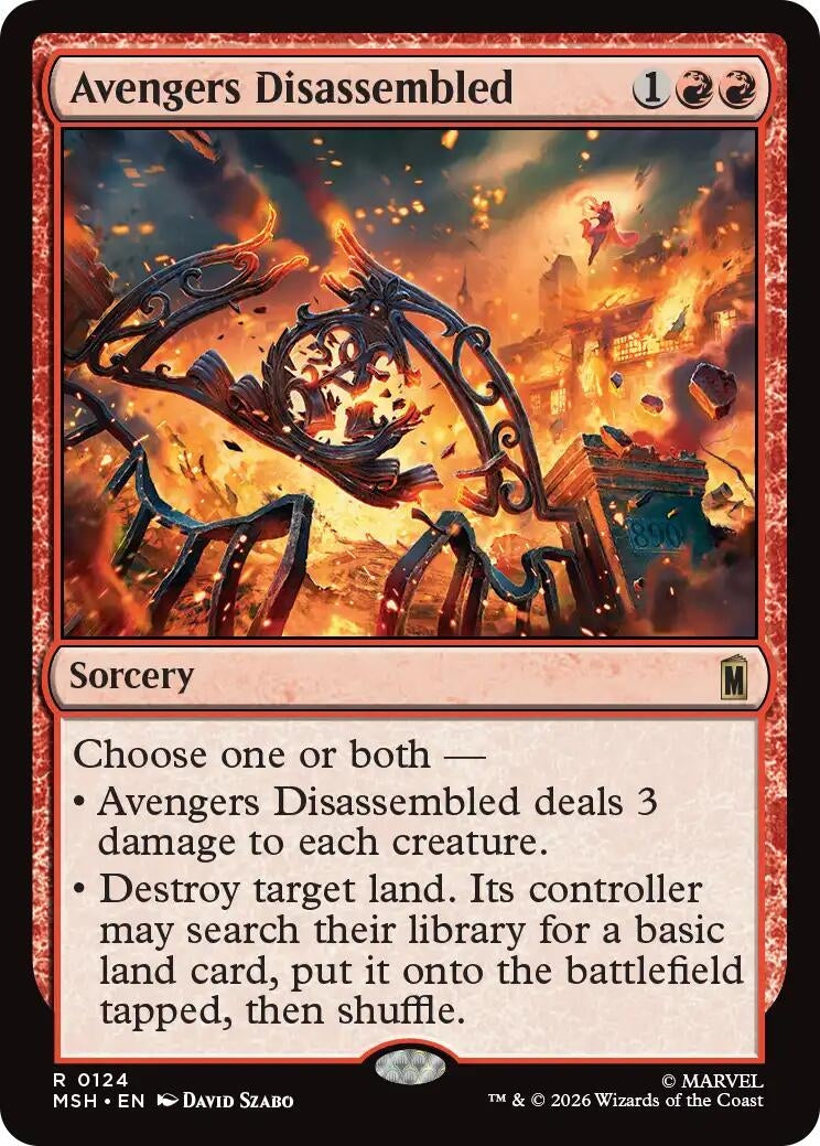 Image for Avengers Disassembled (124) (MSH) - Magic: The Gathering