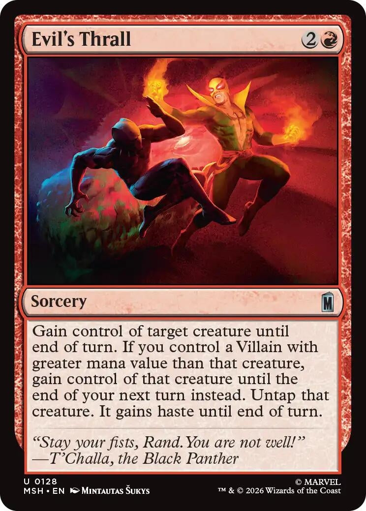 Image for Evil's Thrall (128) (MSH) - Magic: The Gathering