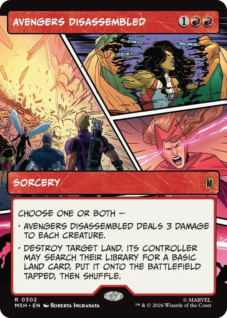 Image for Avengers Disassembled (Borderless) (302) (MSH) - Magic: The Gathering