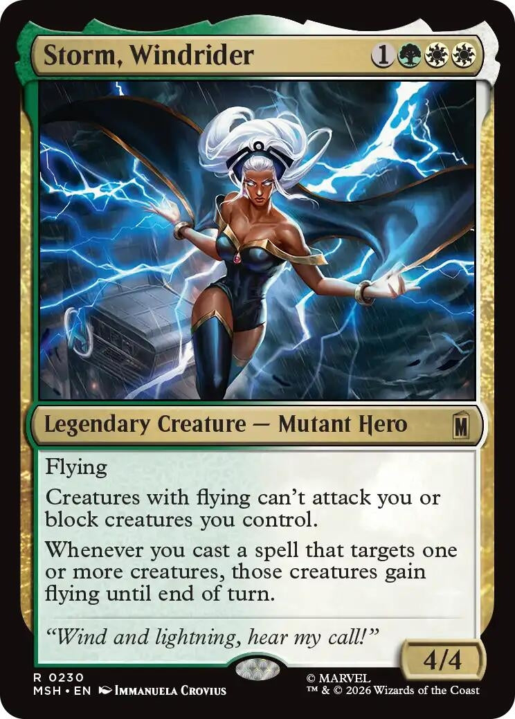 Image for Storm, Windrider (230) (MSH) - Magic: The Gathering