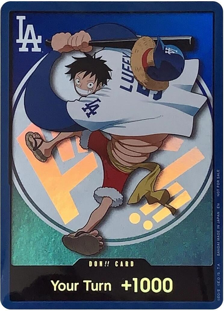 Image for DON!! Card (LA Dodgers 2026 Promo) (OP-PR) - One Piece Card Game