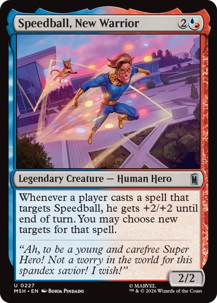 Image for Speedball, New Warrior (227) (MSH) - Magic: The Gathering