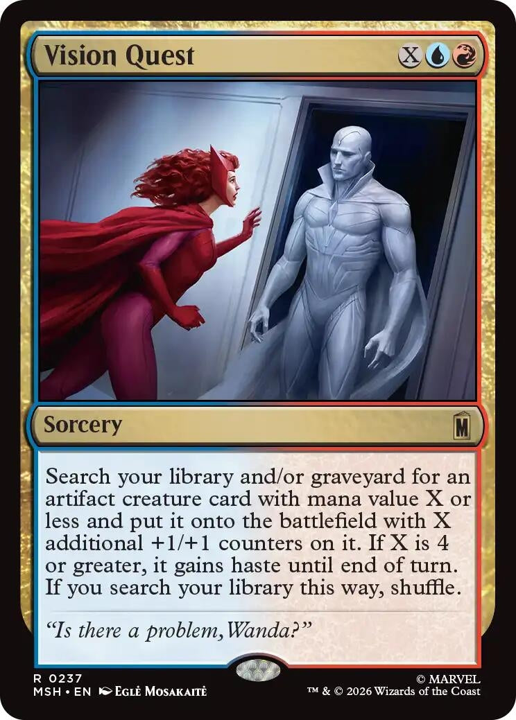 Image for Vision Quest (237) (MSH) - Magic: The Gathering
