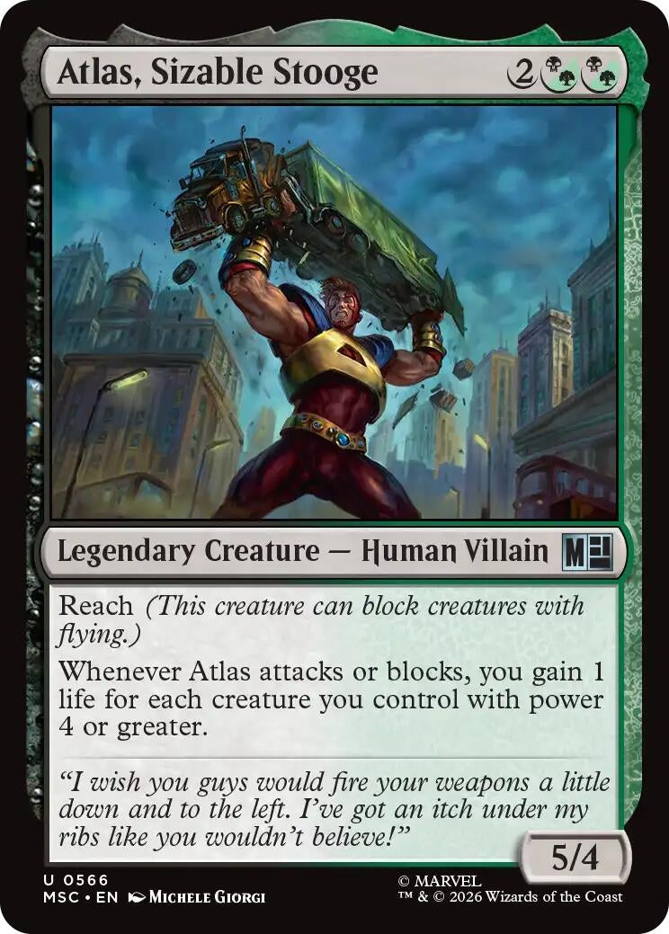 Image for Atlas, Sizable Stooge (566) (MSC) - Magic: The Gathering