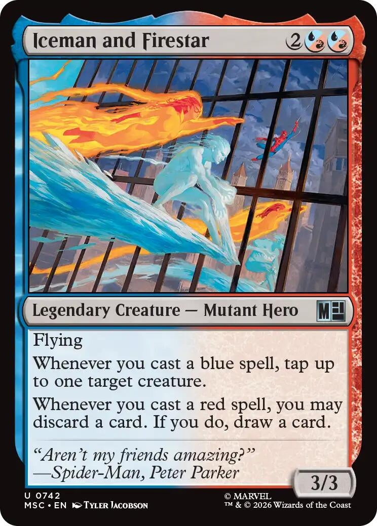 Image for Iceman and Firestar (742) (MSC) - Magic: The Gathering