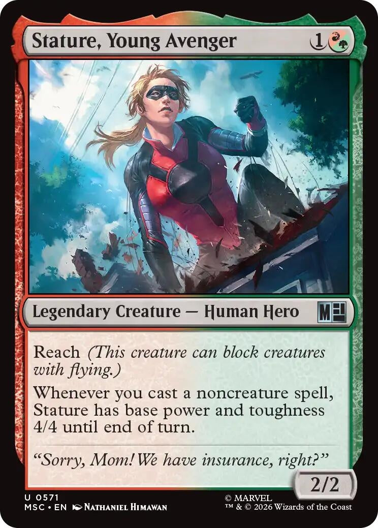 Image for Stature, Young Avenger (571) (MSC) - Magic: The Gathering