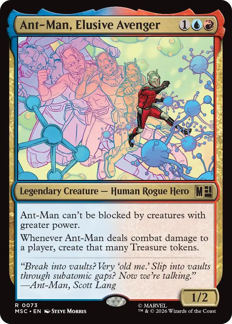 Image for Ant-Man, Elusive Avenger (Surge Foil) (73) (MSC) - Magic: The Gathering