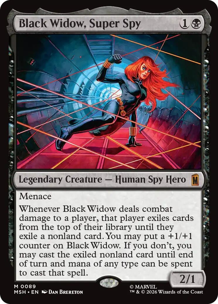 Image for Black Widow, Super Spy (89) (MSH) - Magic: The Gathering
