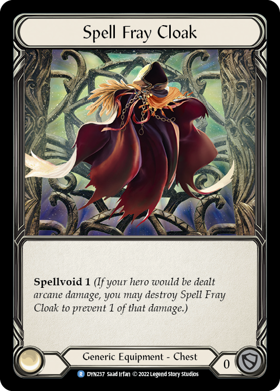 Spell Fray Cloak [DYN237] (Dynasty)  Rainbow Foil