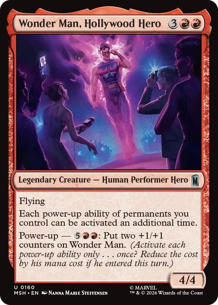 Image for Wonder Man, Hollywood Hero (160) (MSH) - Magic: The Gathering