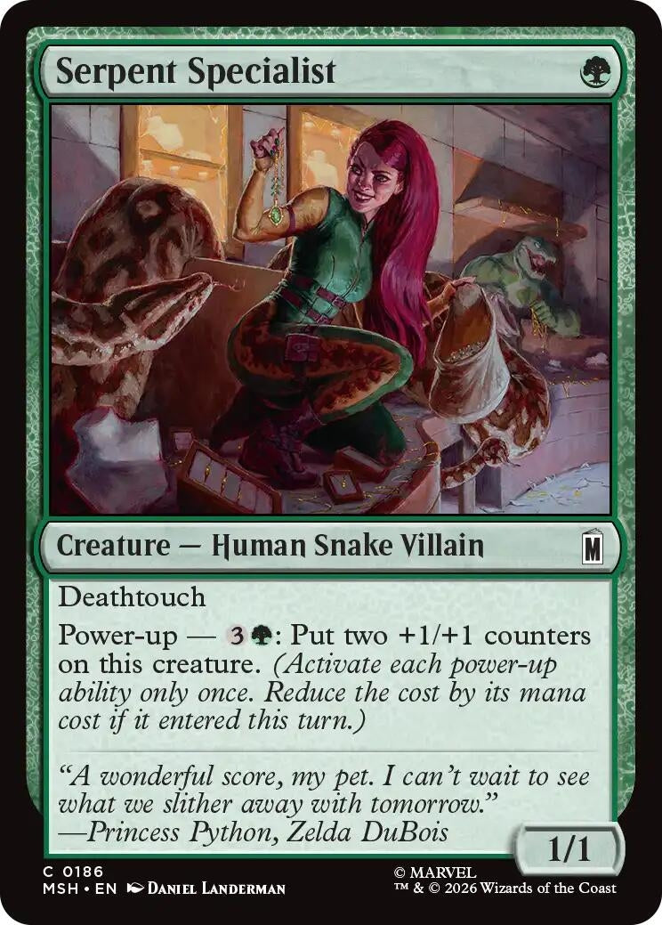 Image for Serpent Specialist (186) (MSH) - Magic: The Gathering