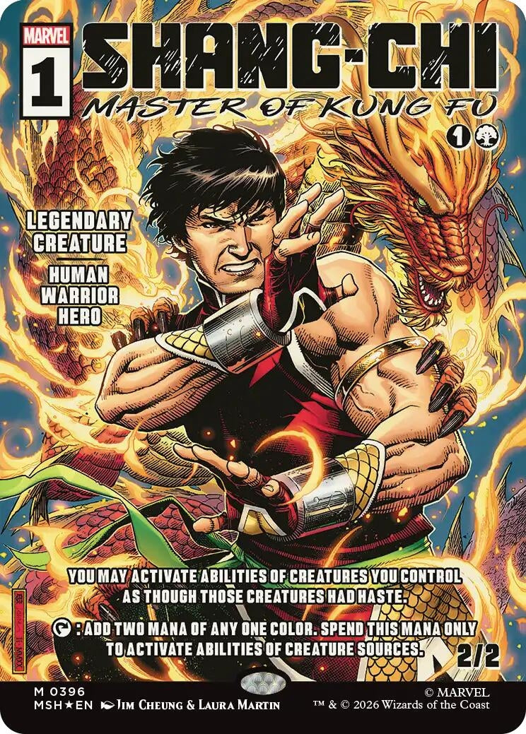 Image for Shang-Chi, Master of Kung Fu (Borderless) (0396) (396) (MSH) - Magic: The Gathering
