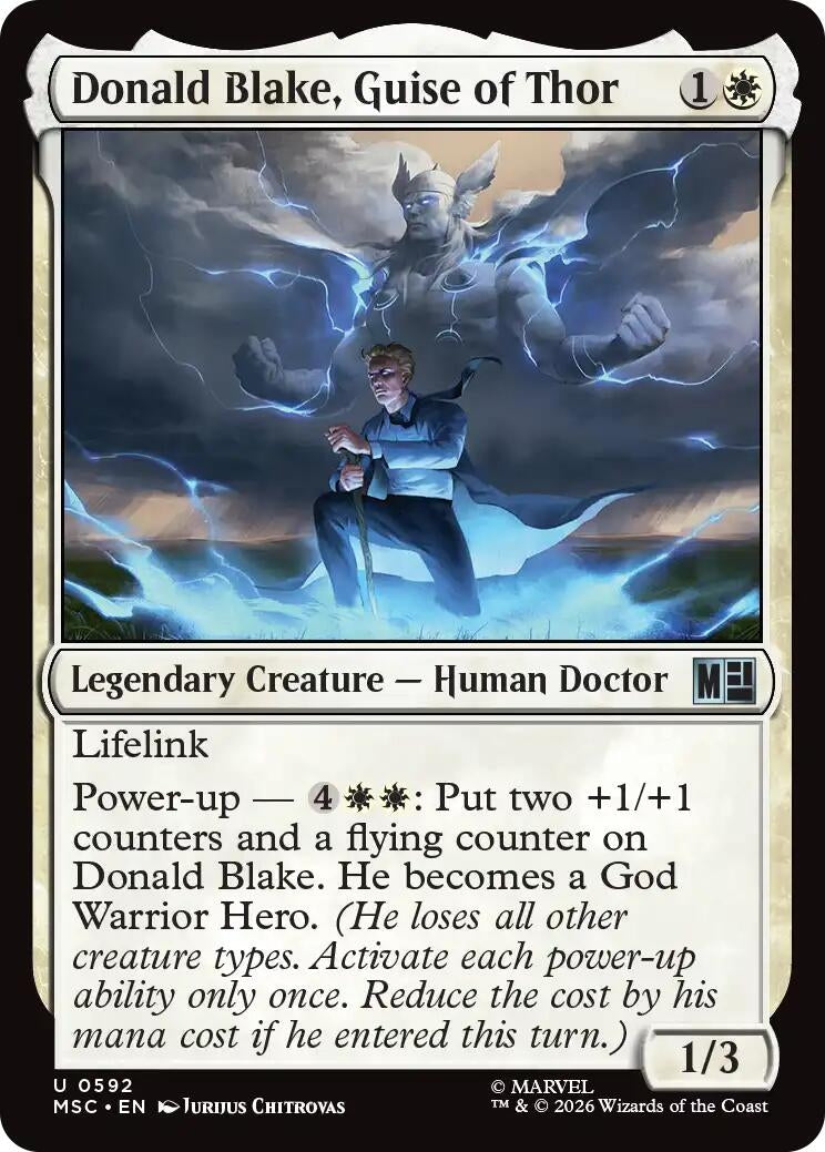 Image for Donald Blake, Guise of Thor (592) (MSC) - Magic: The Gathering