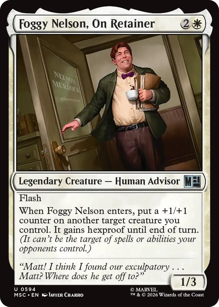 Image for Foggy Nelson, On Retainer (594) (MSC) - Magic: The Gathering