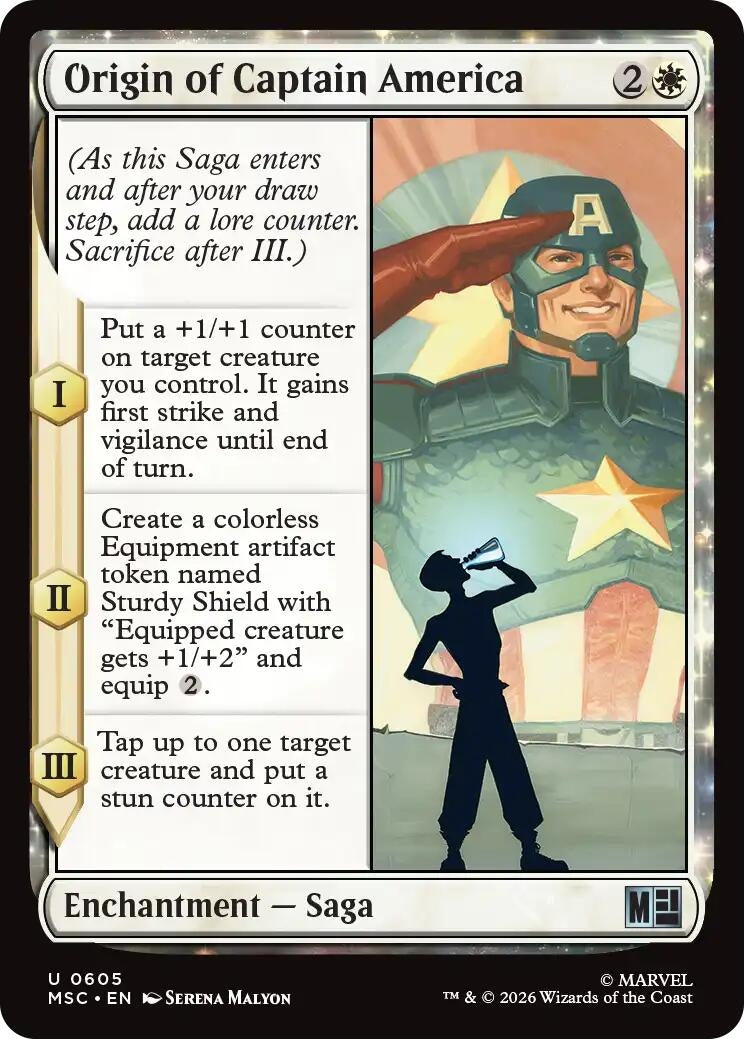 Image for Origin of Captain America (605) (MSC) - Magic: The Gathering
