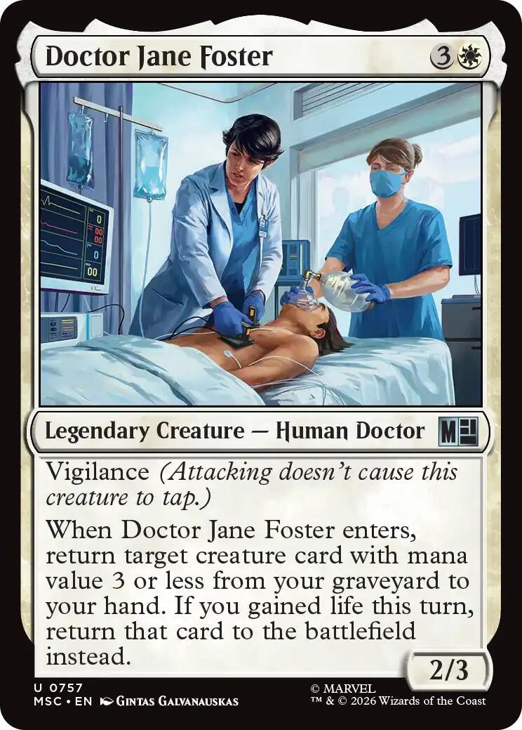 Image for Doctor Jane Foster (757) (MSC) - Magic: The Gathering