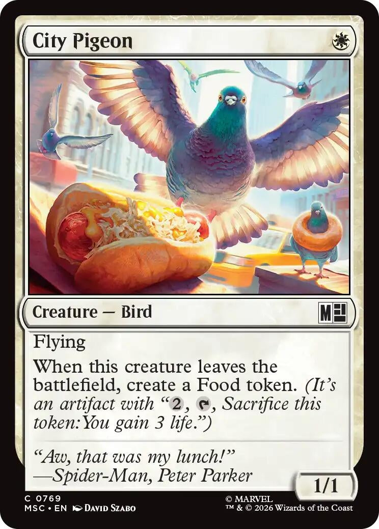 Image for City Pigeon (769) (MSC) - Magic: The Gathering