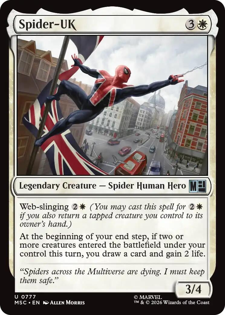 Image for Spider-UK (777) (MSC) - Magic: The Gathering