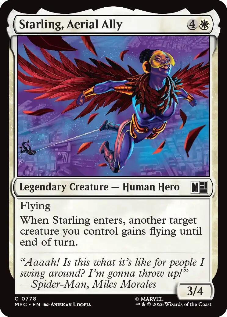 Image for Starling, Aerial Ally (778) (MSC) - Magic: The Gathering