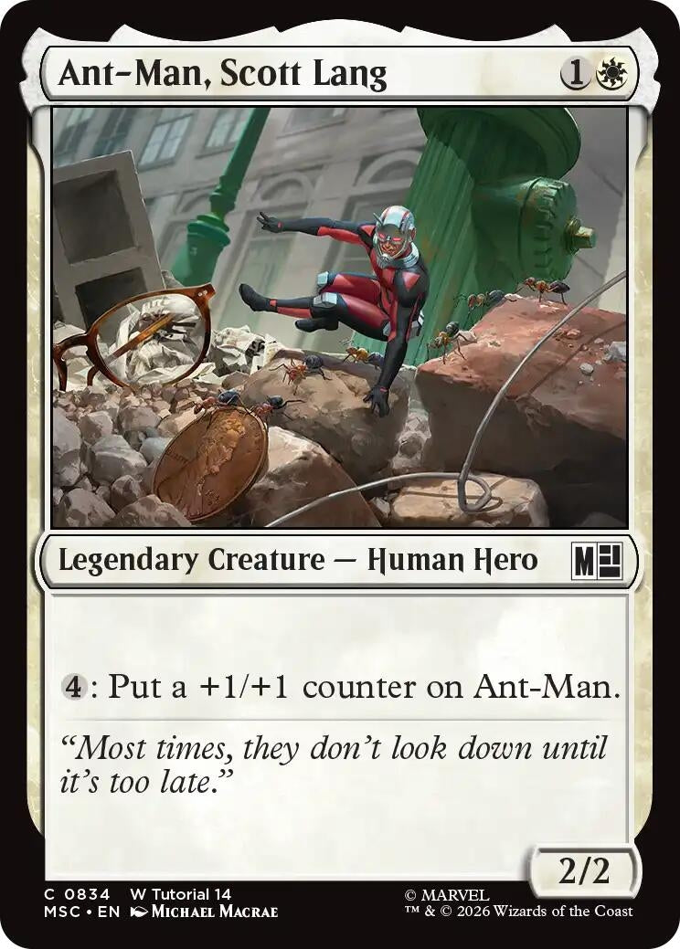 Image for Ant-Man, Scott Lang (0834) (834) (MSC) - Magic: The Gathering