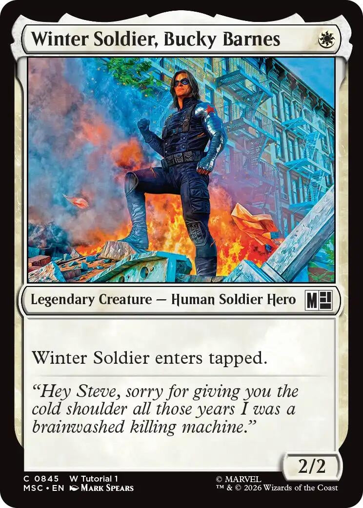 Image for Winter Soldier, Bucky Barnes (0845) (845) (MSC) - Magic: The Gathering