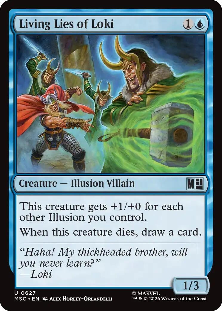 Image for Living Lies of Loki (627) (MSC) - Magic: The Gathering
