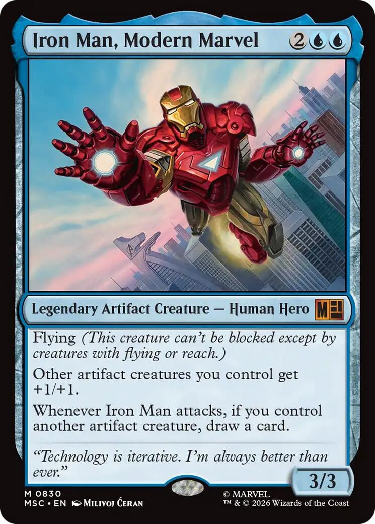 Image for Iron Man, Modern Marvel (830) (MSC) - Magic: The Gathering