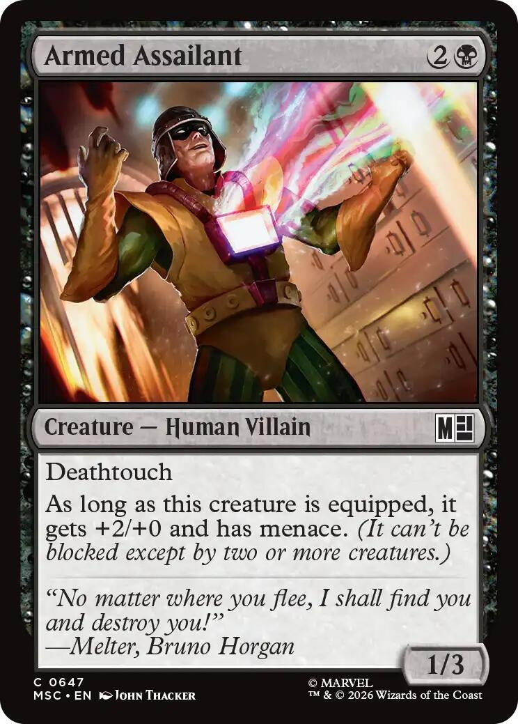 Image for Armed Assailant (647) (MSC) - Magic: The Gathering