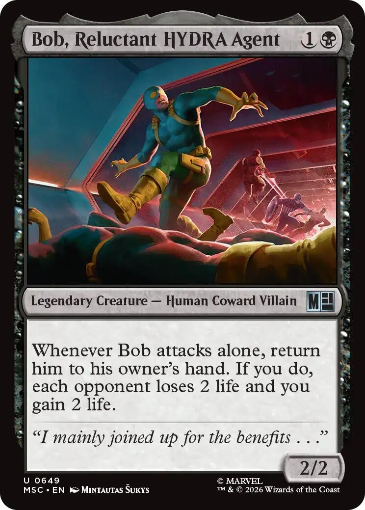 Image for Bob, Reluctant HYDRA Agent (649) (MSC) - Magic: The Gathering