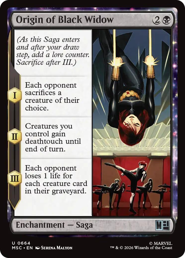 Image for Origin of Black Widow (664) (MSC) - Magic: The Gathering