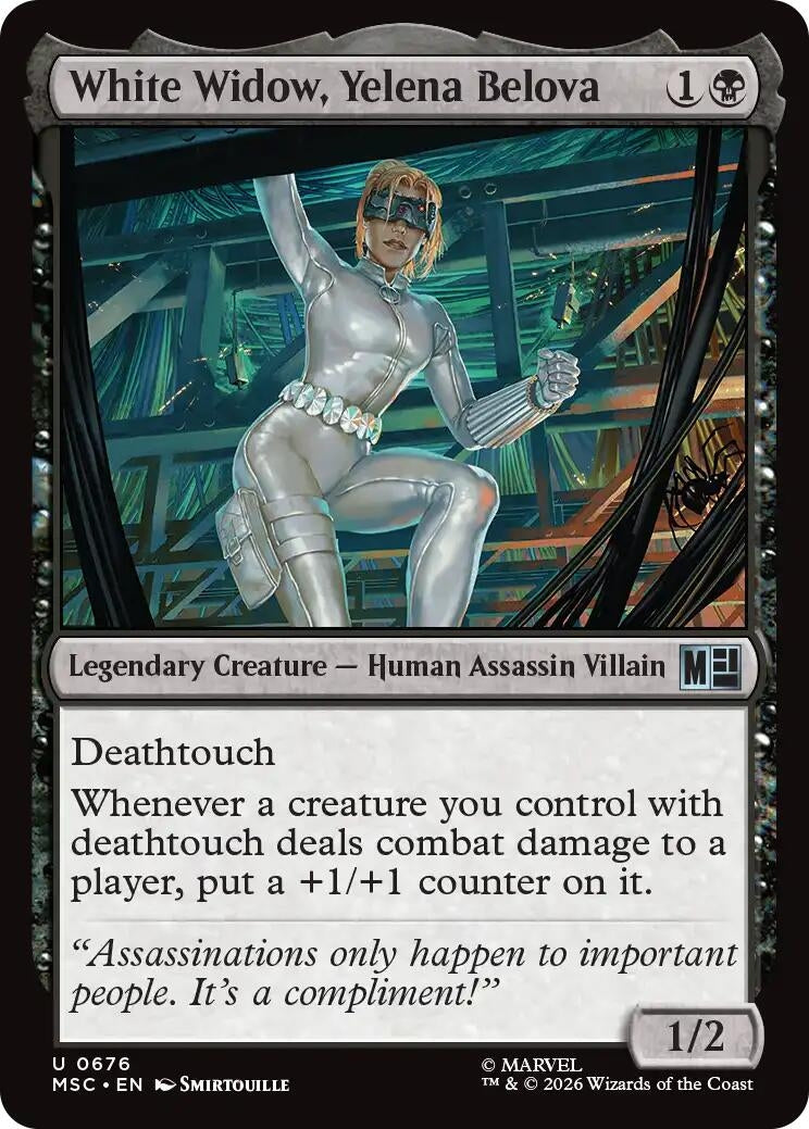 Image for White Widow, Yelena Belova (676) (MSC) - Magic: The Gathering