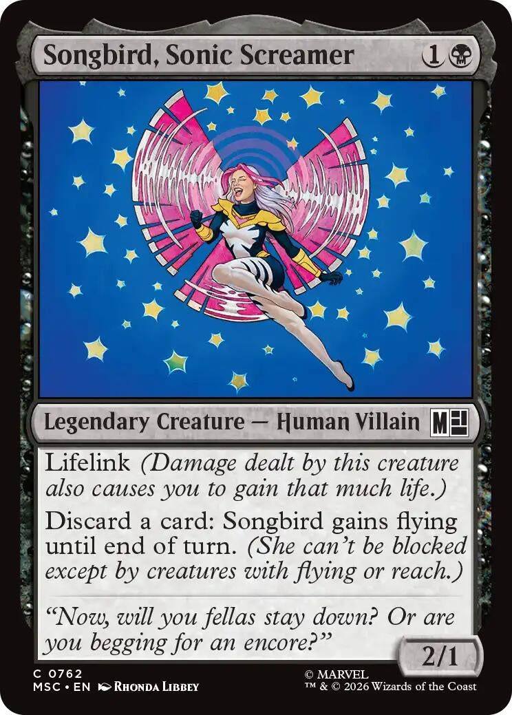 Image for Songbird, Sonic Screamer (762) (MSC) - Magic: The Gathering