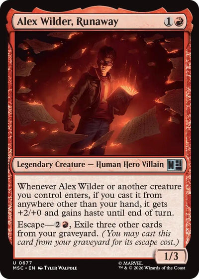 Alex Wilder, Runaway (677) (MSC)